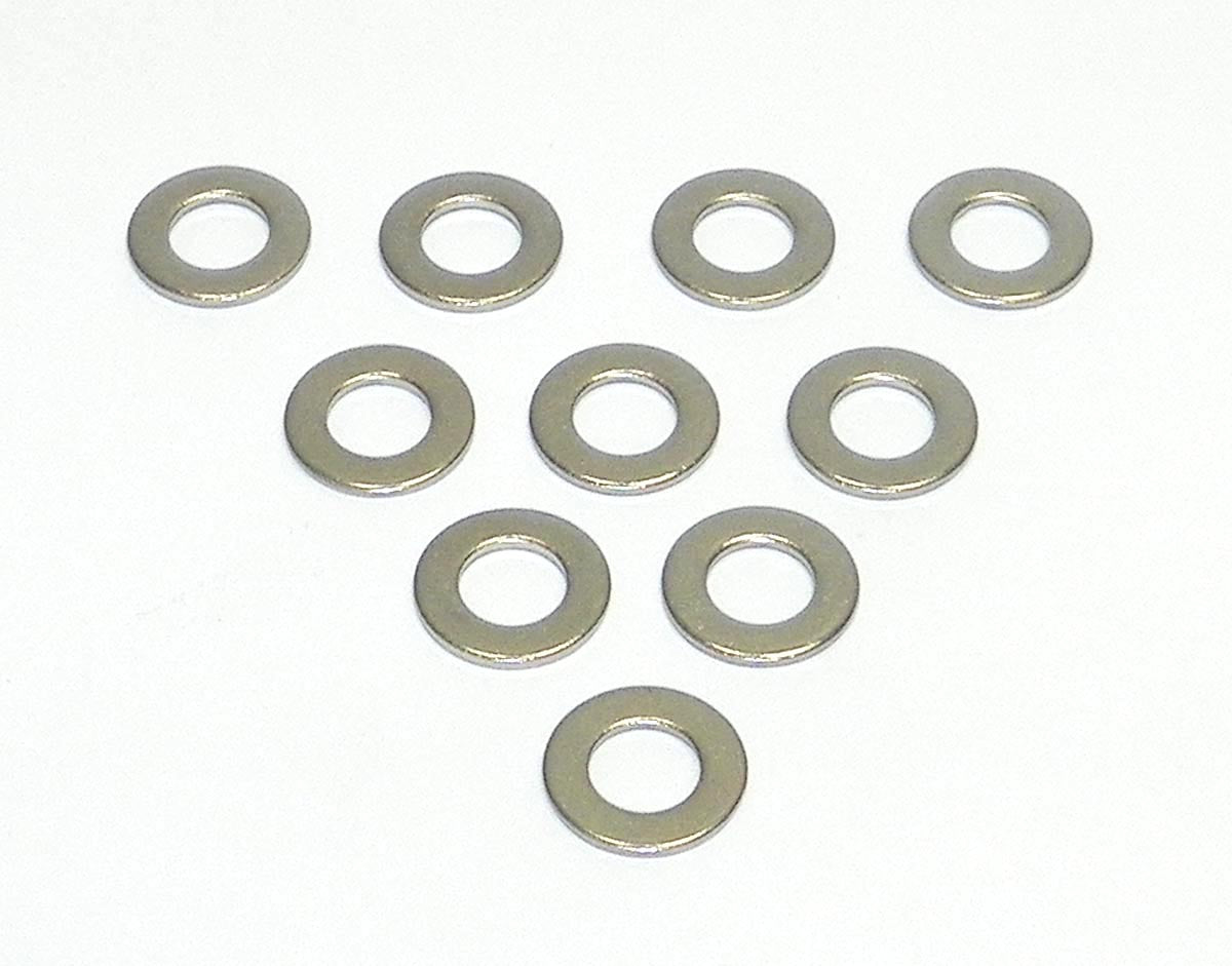 Washer, Flat; 8mm Stainless - Pack Of 10