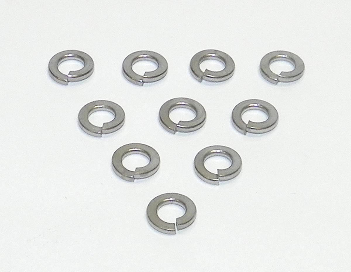 Washer, Lock; 6mm Stainless - Pack Of 10