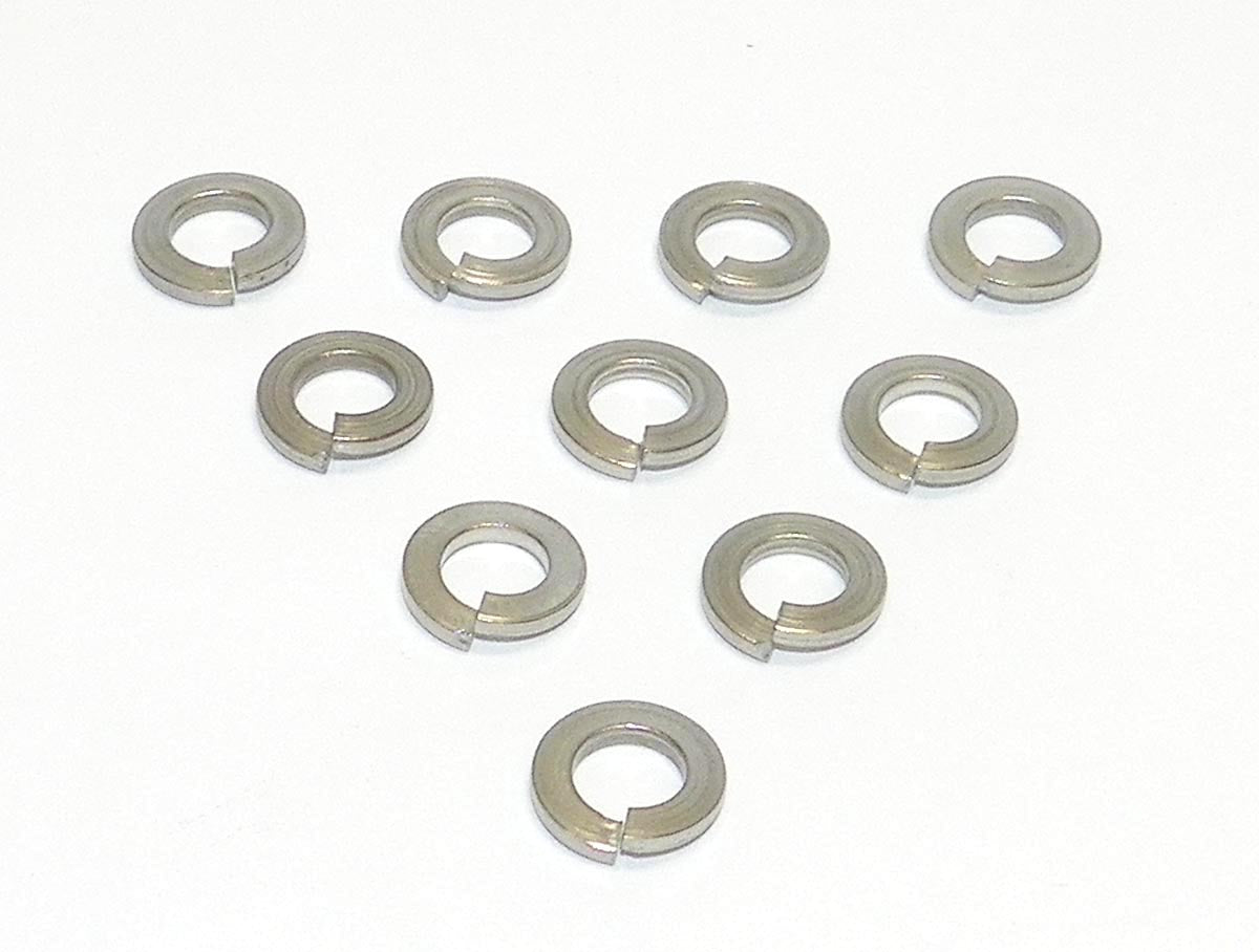 Washer, Lock; 8mm Stainless - Pack Of 10