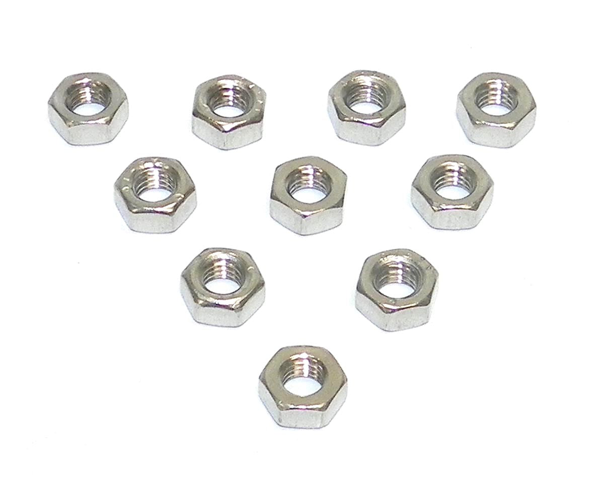 Nut, Hex; 6mm Stainless - Pack Of 10