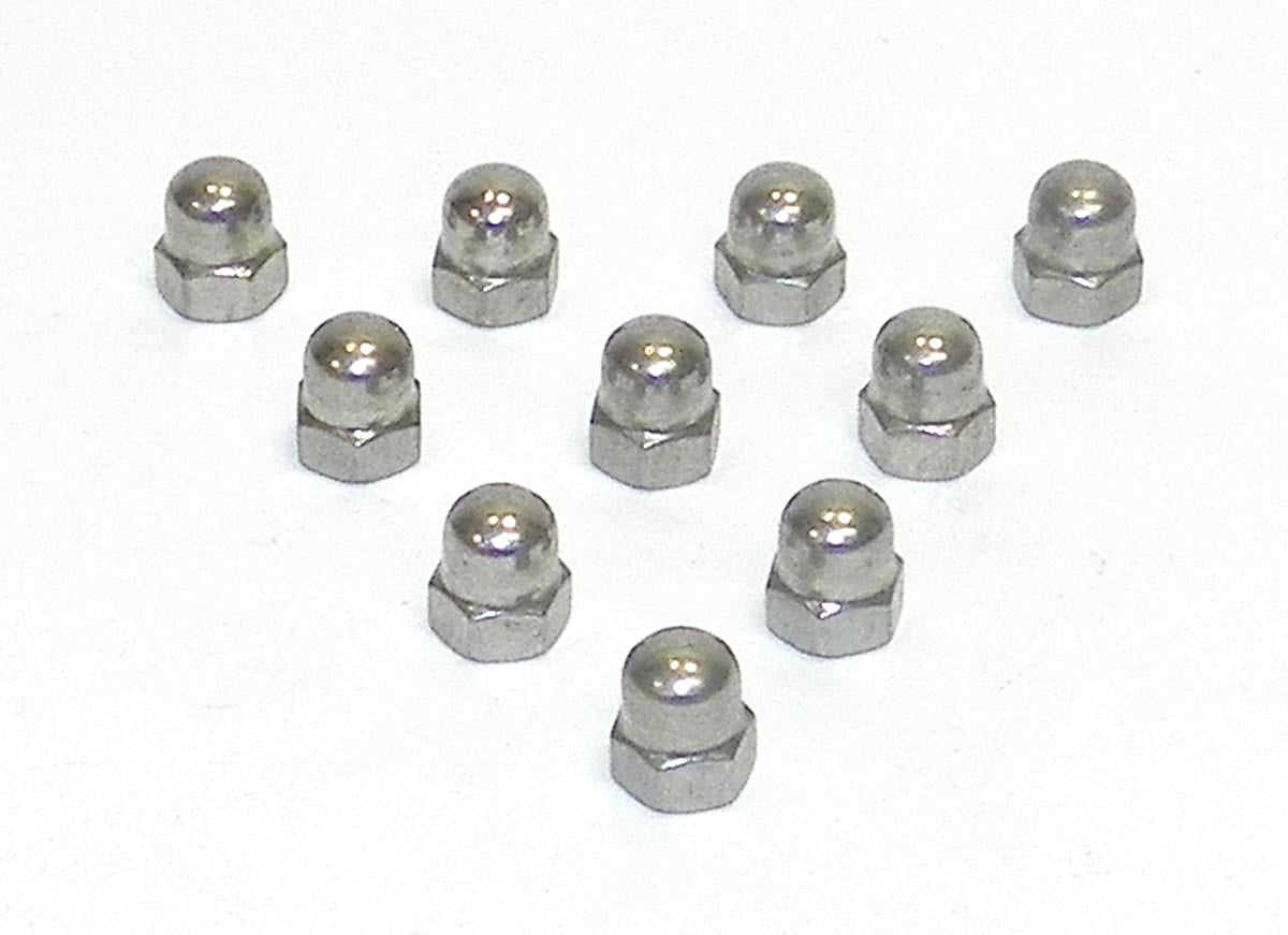 Nut, Acorn; 5mm - Pack Of 10