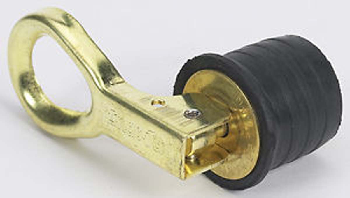 Drain Plug, Brass Snap-Tite - each