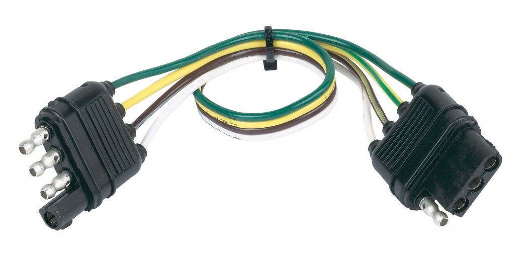 Wiring Extension; 4 Flat - 12''