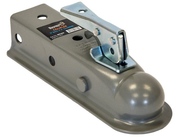 Coupler, Straight Trailer; 2'' Ball - 2'' Channel