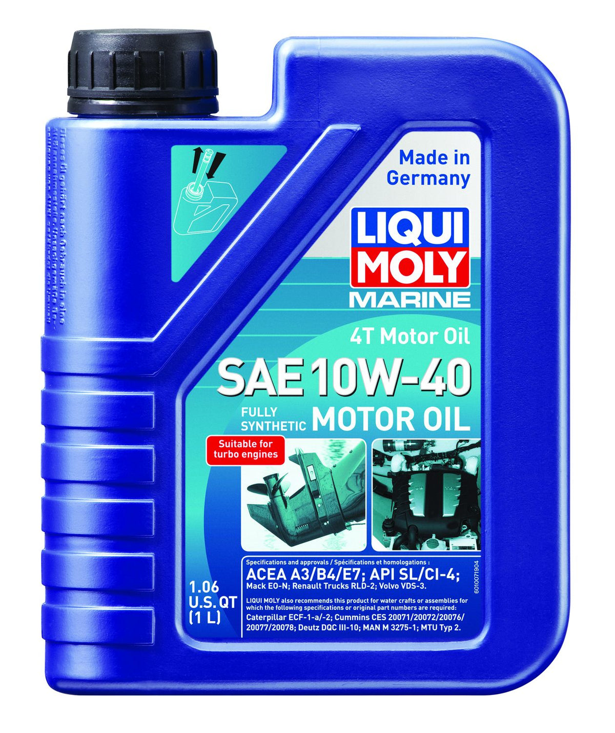 Engine Oil, 10W/40; 1 Liter