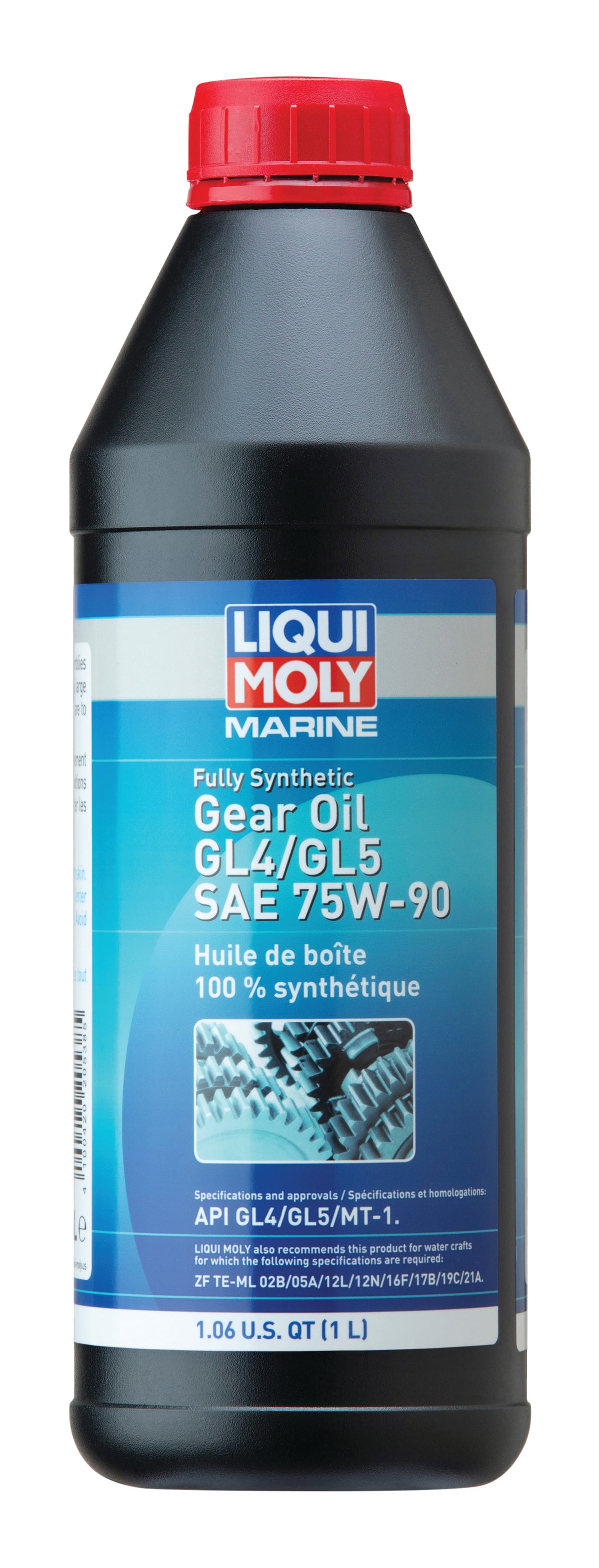 Gear Oil, 75W-90; Fully Syn GL4/GL5 - 1L
