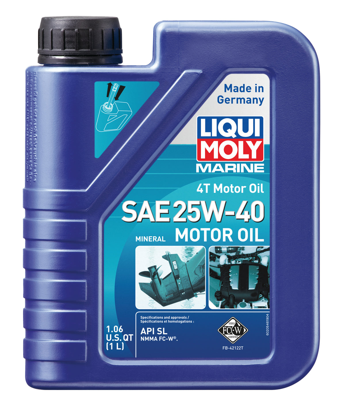 Engine Oil, 25W/40; 1 Liter