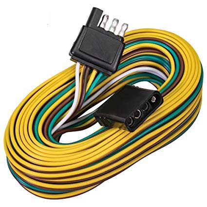 Wiring Connector; 4 Flat - 4' & 25'