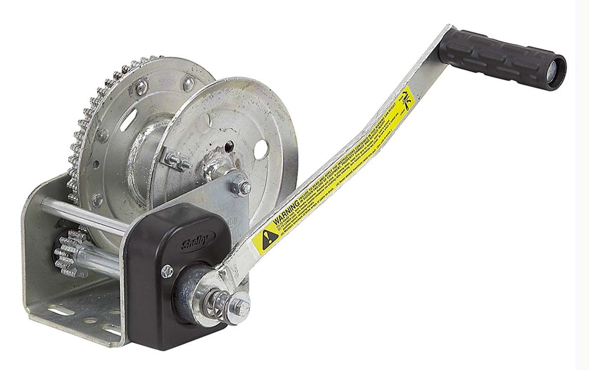 Trailer Winch; 1500 LB Capacity