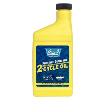Engine Oil, Outboard; 16 Ounce