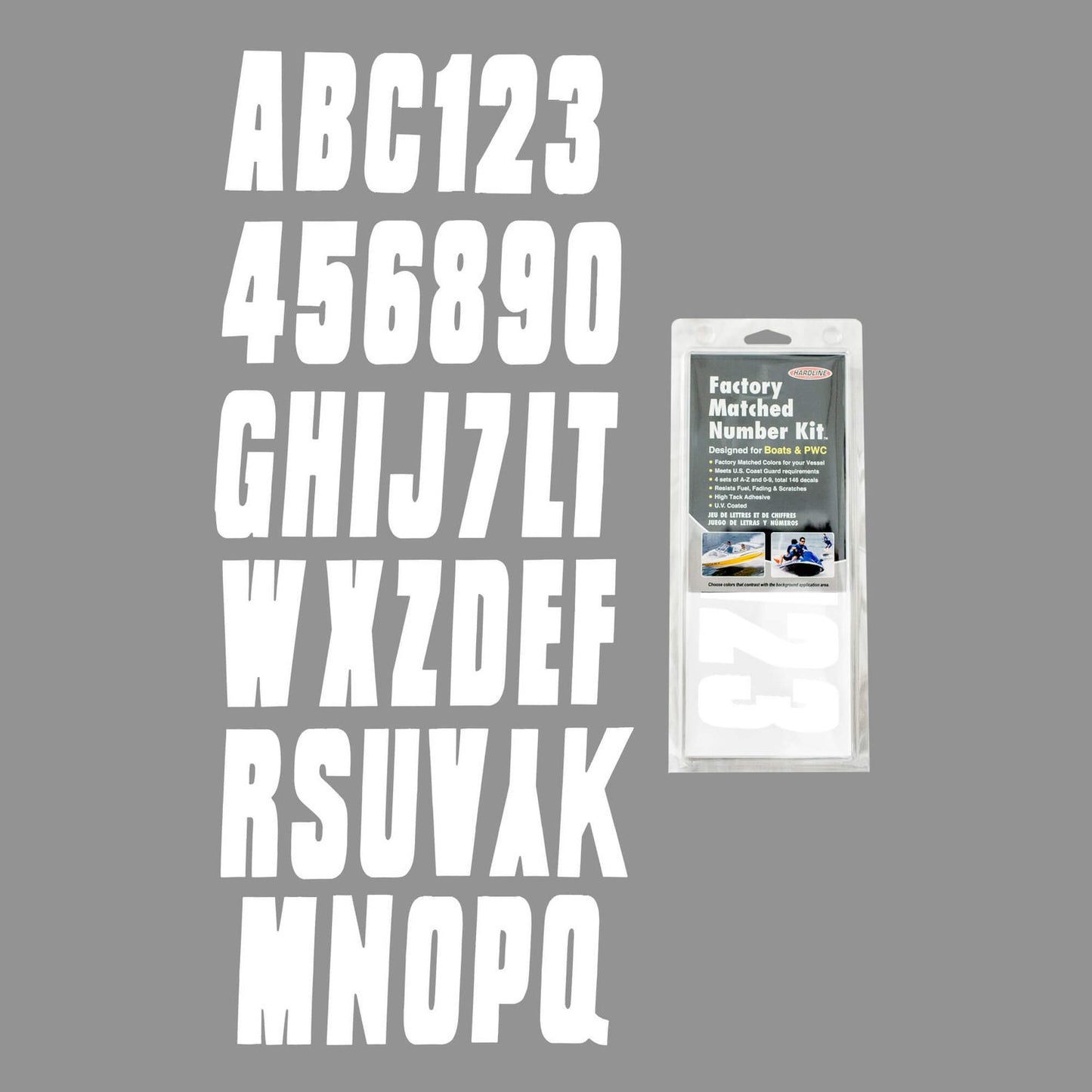 ID Sticker Kit; Solid White