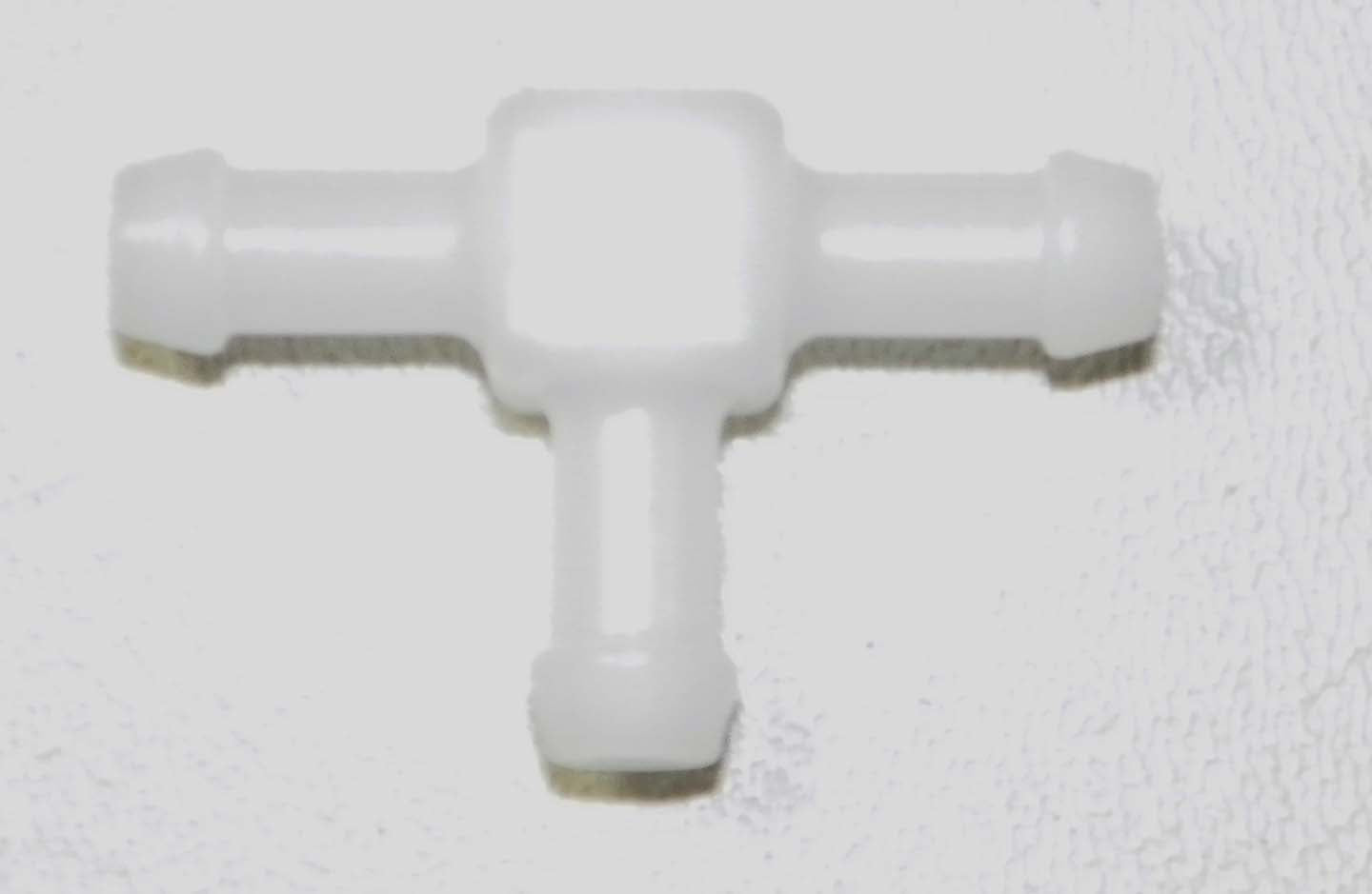 Plastic T Fitting; 1/4'' x 1/4'' x 1/4''