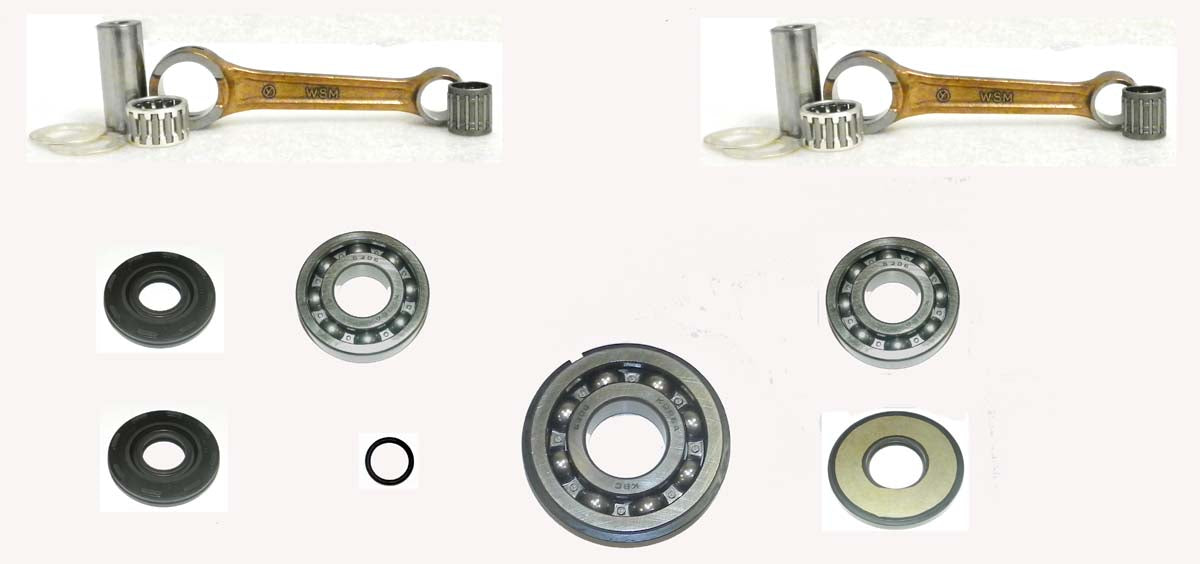 Crankshaft Rebuild Kit; Kawasaki 650 SX / X2 86-88
