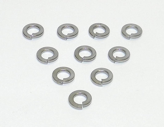 Washer, Lock; 6mm Stainless - Pack Of 10