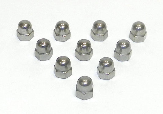 Nut, Acorn; 6mm - Pack Of 10