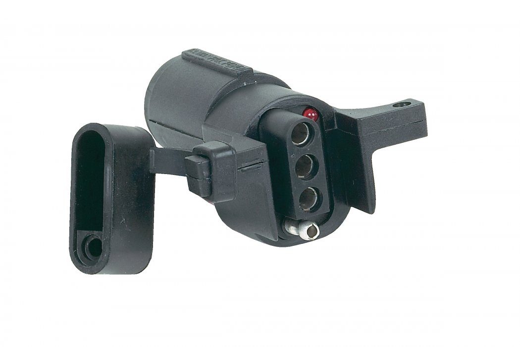 Wiring Adapter; 6 Round To 4 Flat
