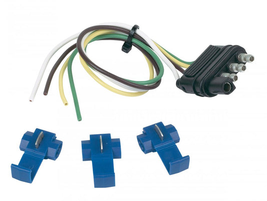 Wiring Connector; 4 Flat - 12''