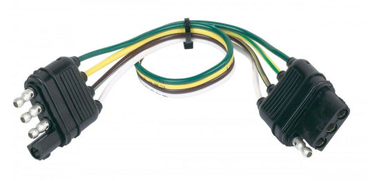 Wiring Extension; 4 Flat - 12''