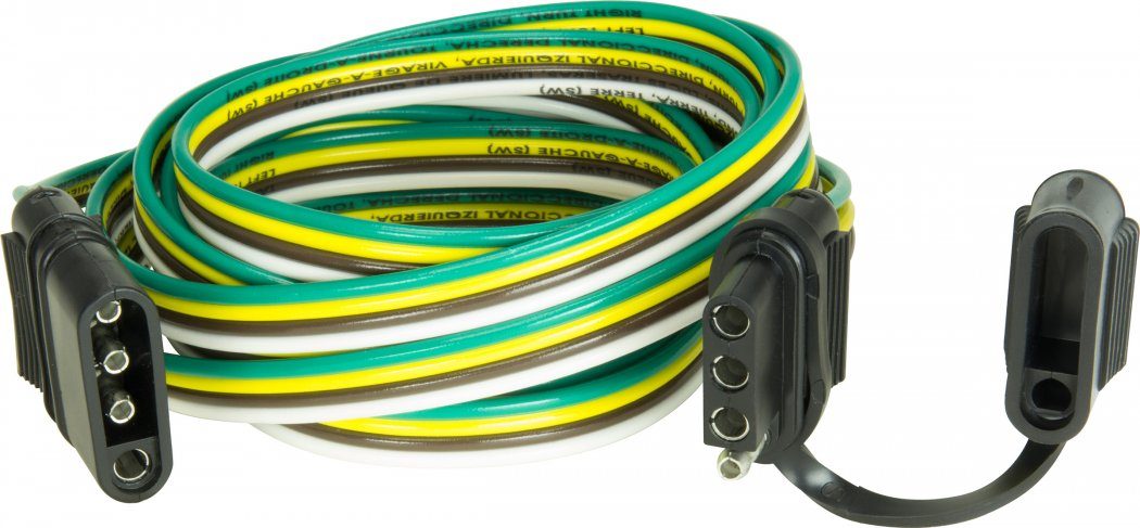 Wiring Extension; 4 Flat - 10''