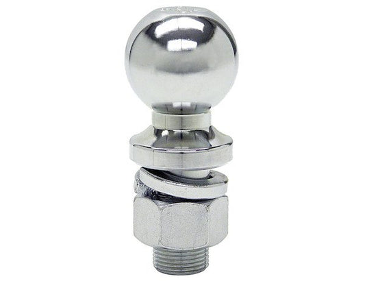 Hitch Ball, Chrome; 2'' Ball - 3/4'' x 2-1/8'' Shank