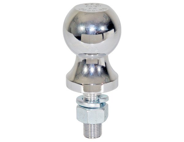 Hitch Ball, Stainless Steel; 1-7/8'' Ball - 1'' x 2-1/8'' Shank