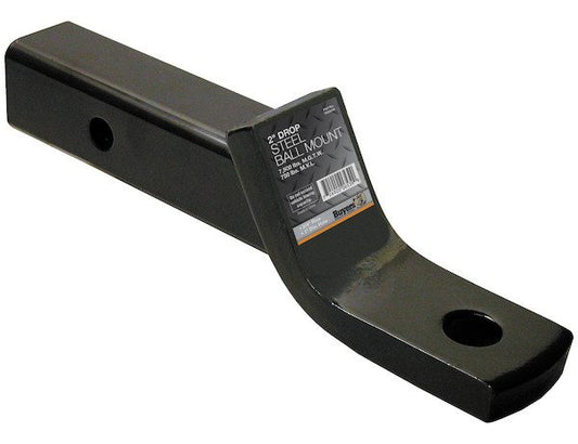 Ball Mount; 2'' Drop - 1'' Ball Hole - 8'' Tube