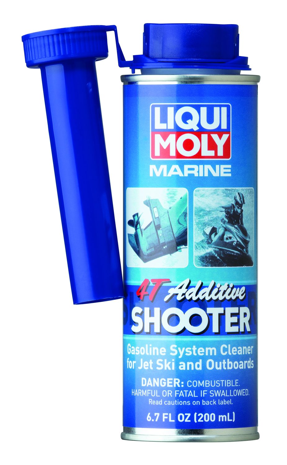 Gasoline System Cleaner; Marine 4T Shooter - 200mL