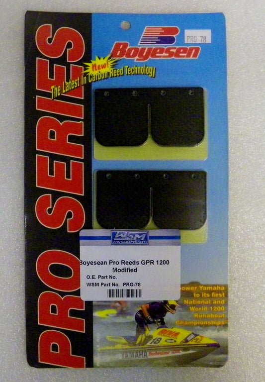 Reeds, Pro Series; Yamaha 1200 - Modified