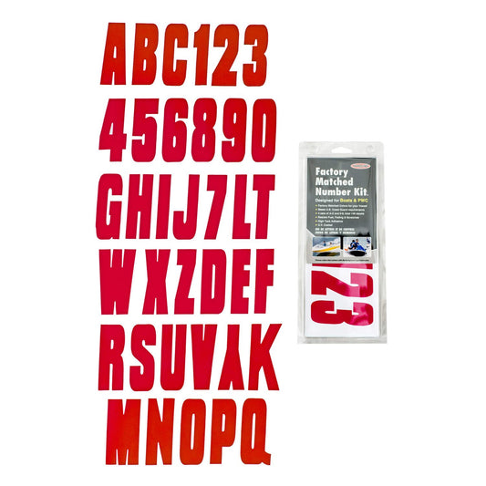 ID Sticker Kit; Solid Red