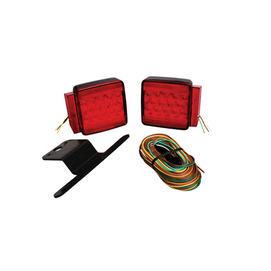 Tail Light Kit, Trailer L.E.D, Submersible; Under 80'' Trailer