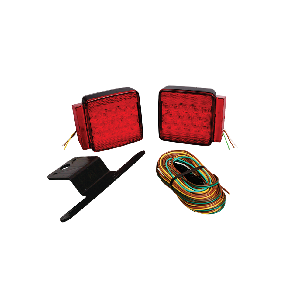 Tail Light Kit, Trailer L.E.D, Submersible; Under 80'' Trailer
